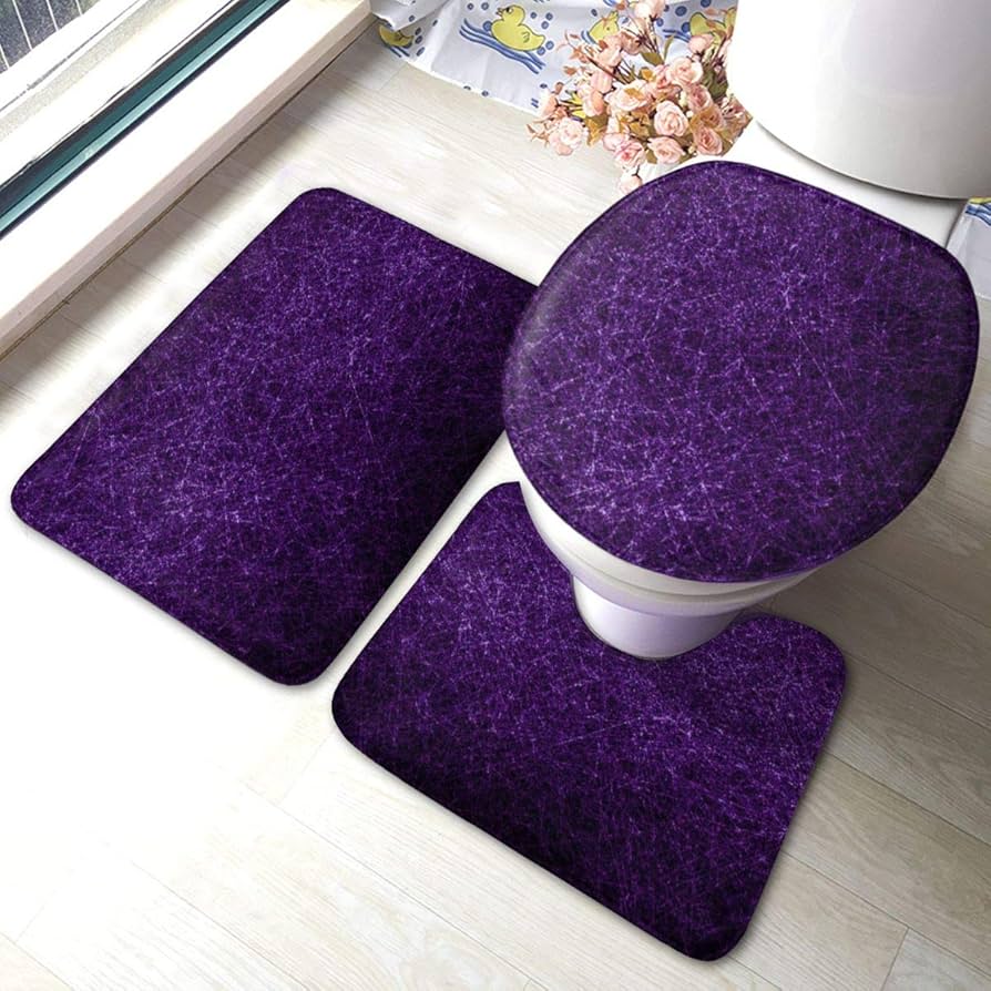 Amazon｜トイレマット 3点セット 足元マット トイレ蓋カバー U型